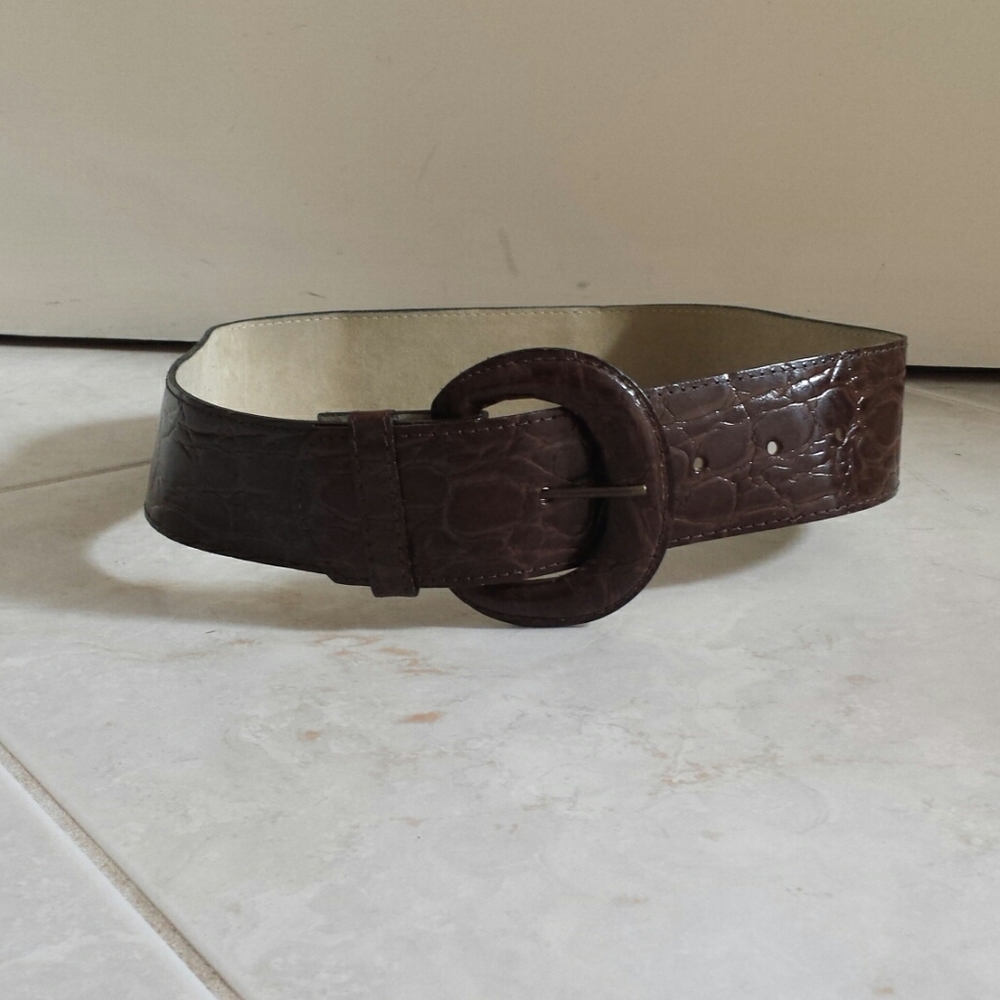 Brown Textured Belt